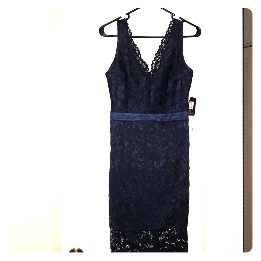 Navy blue dress